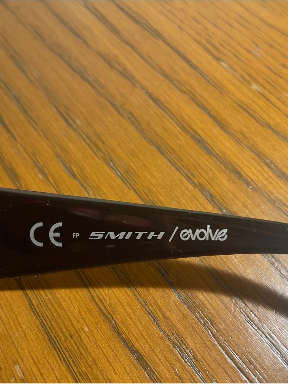 SMITH Black Sunglasses with Magenta Gradient Accents